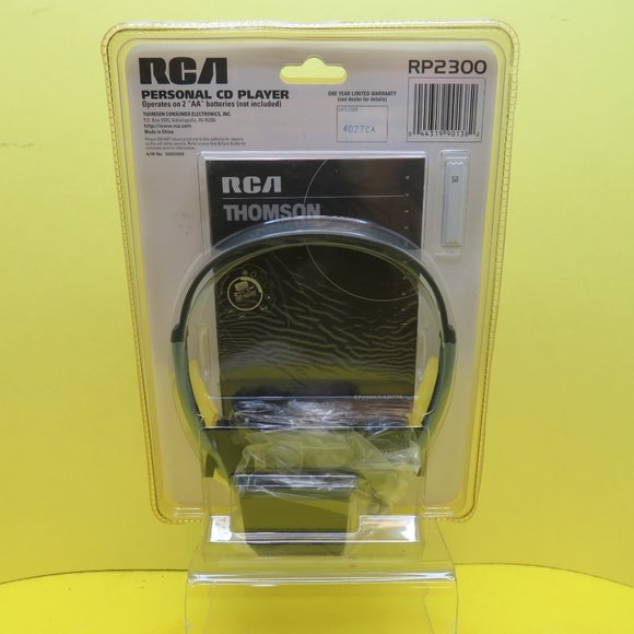 VTG RCA Portable CD Player 2 Step Bass Boost Walkman Discman RP2300 NEW Sealed. - Picture 4 of 7
